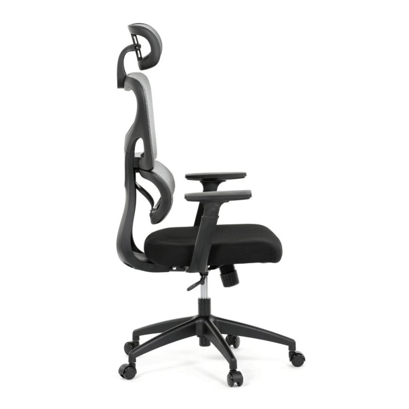 Kancelářská židle, houpací mechanismus, šedá, KA-K2080 GREY