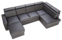 Rozkládací rohová sedačka BALAGA U 325x185 - výběr barev kůže