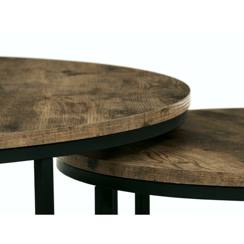 Konferenční stolek 80x80x45cm, mdf, old wood, AF-3002 OLW