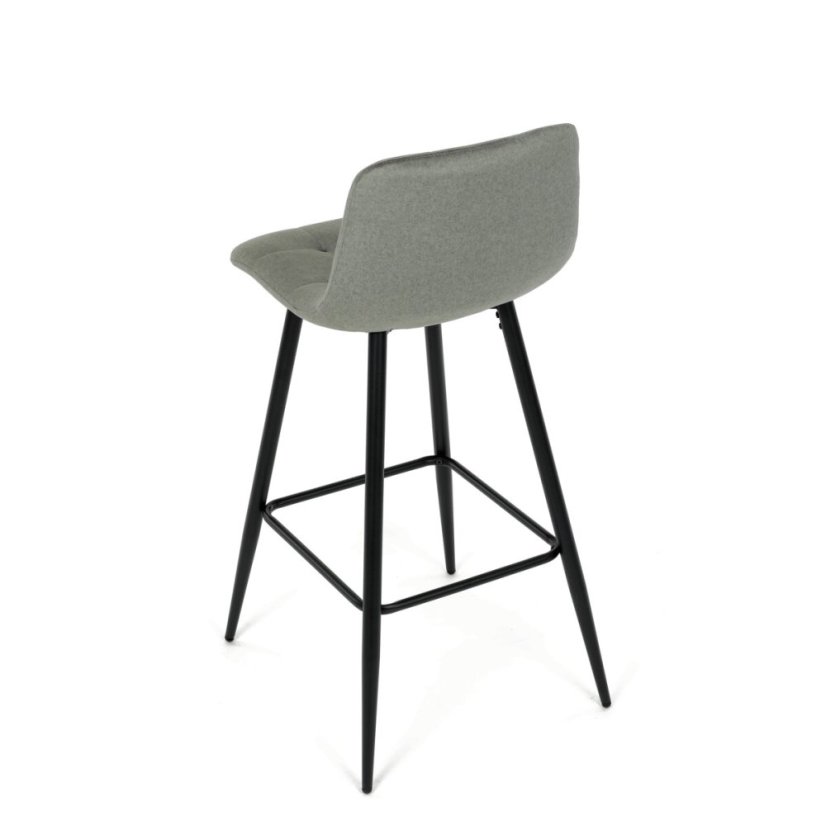 Barová židle AUB-X7015 GRN2, látka, zelená (42 x 46) cm