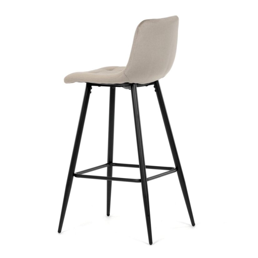 Barová židle, hnědá, látka,AUB-X7015 CAP2 - Barva (vyberte): hnědá#art-aub-x7015-cap2