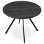 Kulatý jídelní stůl 100x100cm, lamino, šedý dub, HT-R5010 GREY