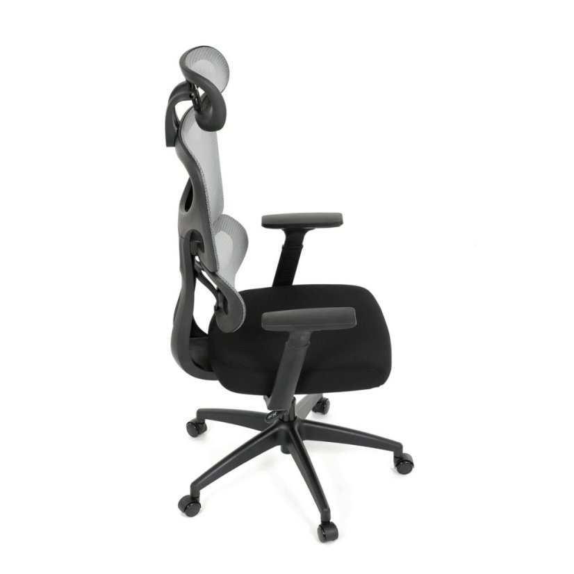 Kancelářská židle, houpací mechanismus, šedá, KA-K2080 GREY