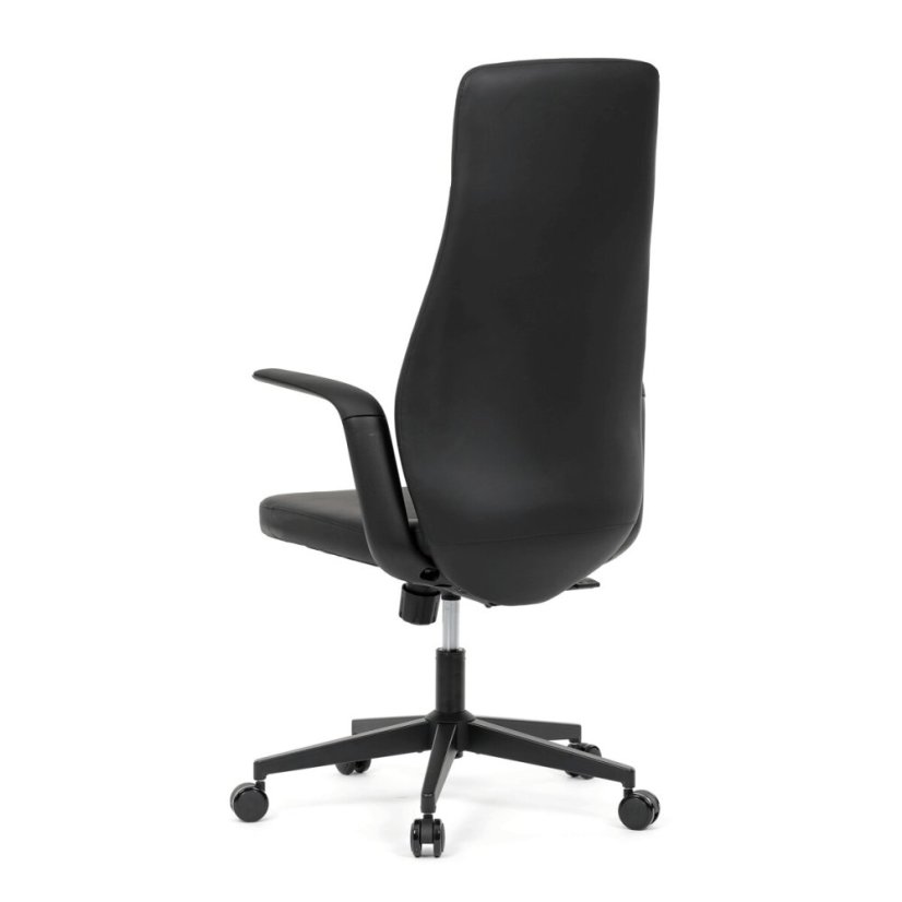 Kancelářské křeslo, synchronní mechanismus, černá ekokůže, KA-T8325 BK