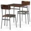 Jídelní set s 2 židlemi, 70x70x76cm, mdf, dub, AUT-O2122 OAK - Barva: hnědá#eup349661euv2