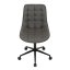 Pracovní židle, výškově nastavitelná, šedá látka, KA-V3120 GREY3