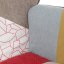 Křeslo ušák, vícebarevná, látka, AK-305B PW2 - Barva: patchwork#eup349589euv1