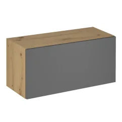 Horní skříňka LANGEN G80K, dub artisan/šedý mat (80 x 36) cm
