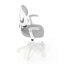 Dětská židle, výškově nastavitelná, šedá síťovina, KA-W8008 GREY