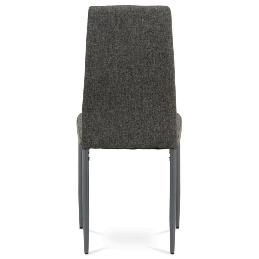 Jídelní židle, látka, kov matný antracit - Dekor: Matný