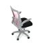 Dětská židle, výškově nastavitelná, růžová síťovina, KA-K2008 PINK