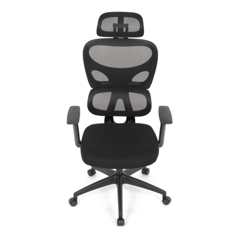 Kancelářská židle, houpací mechanismus, černá, KA-K2080 BK
