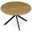 Kulatý jídelní stůl 120x120cm, mdf, divoký dub, HT-F4120 OAK