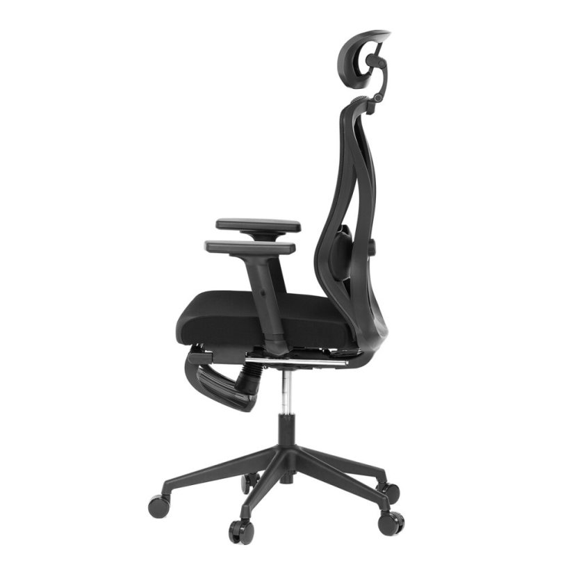 Kancelářská židle, synchronní mechanismus, černá síťovina, KA-S257 BK