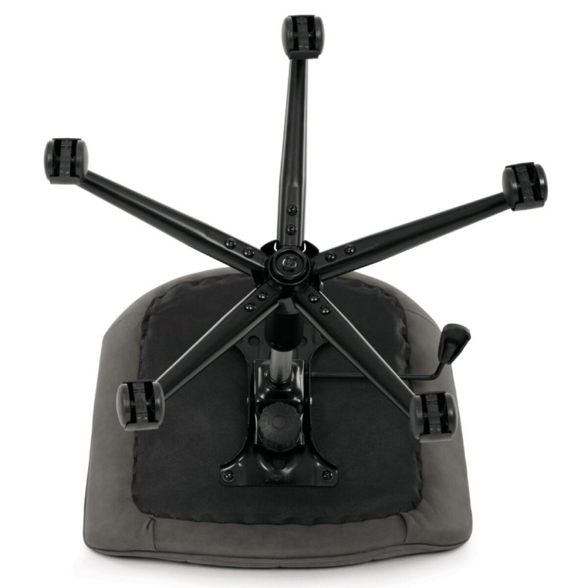 Pracovní židle, výškově nastavitelná, šedá látka, KA-V3120 GREY3