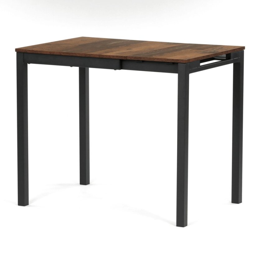 Jídelní stůl rozkládací 60-90x60 cm, melamin, dub, GDT-206 OAK - Barva (vyberte): hnědá - Barva (vyberte): hnědá#eup349726euv2