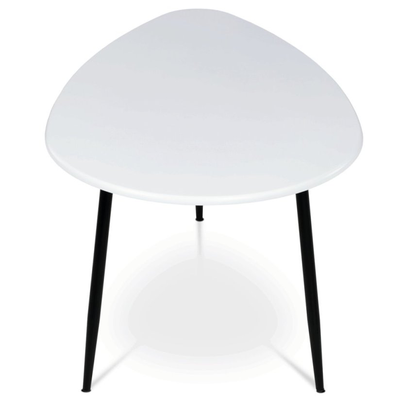Odkládací stolek 100x60x50cm, mdf, bílá, AF-3012 WT - materiál: dřevo