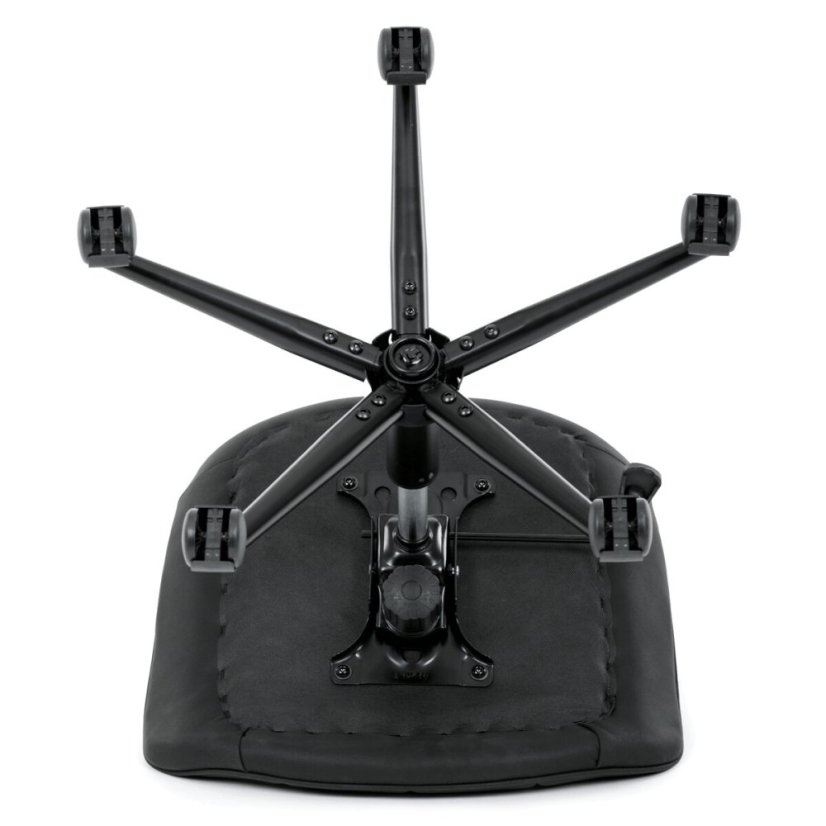 Pracovní židle, výškově nastavitelná, černá látka, KA-V3120 BK3