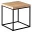 Konferenční stolek 40x40cm, mdf, mramor, CT-V2004 BK - Barva: hnědá#eup349672euv2