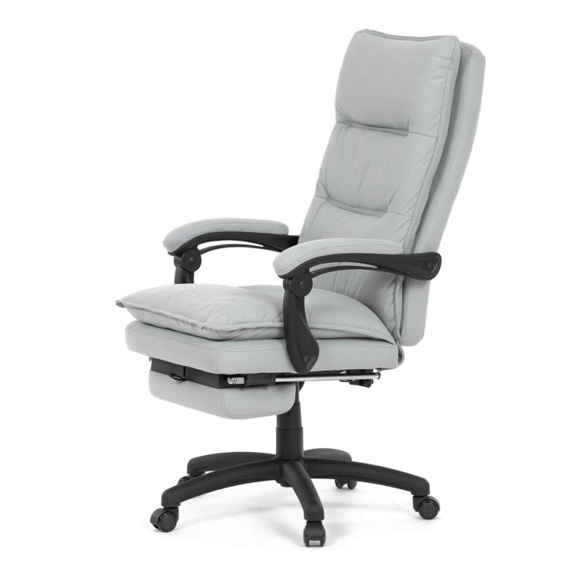 Kancelářské křeslo, synchronní mechanismus, stříbrná látka, KA-Y350 SIL