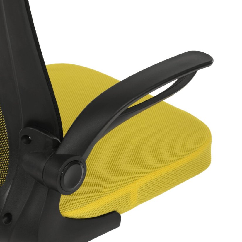 Dětská židle, houpací mechanismus, žlutá síťovina, KA-K2006 YEL