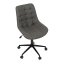 Pracovní židle, výškově nastavitelná, šedá látka, KA-V3120 GREY3