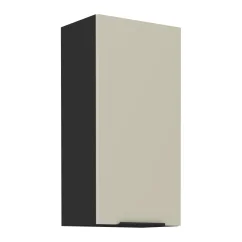 Horní skříňka, kašmír/černá, ARAKA 45 G-90 1F
