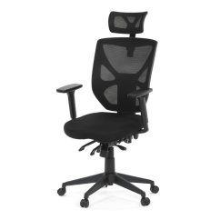 Kancelářská židle, asynchronní mechanismus, černá, KA-Q8250 BK