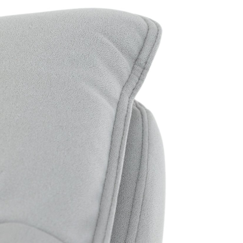 Kancelářské křeslo, synchronní mechanismus, stříbrná látka, KA-Y350 SIL