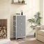 Komoda 45x30x92cm, mdf, šedá, AUK-E1031 GREY - Barva: bílá#eup349561euv2