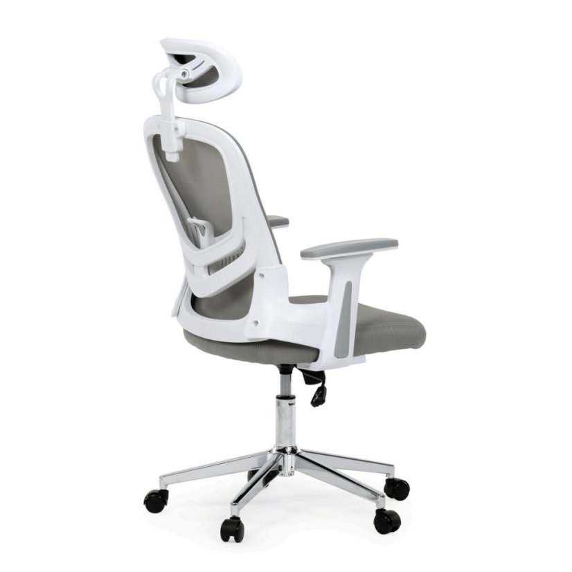 Kancelářská židle, houpací mechanismus, šedá, KA-K2031 GREY