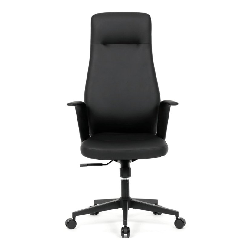 Kancelářské křeslo, synchronní mechanismus, černá ekokůže, KA-T8325 BK