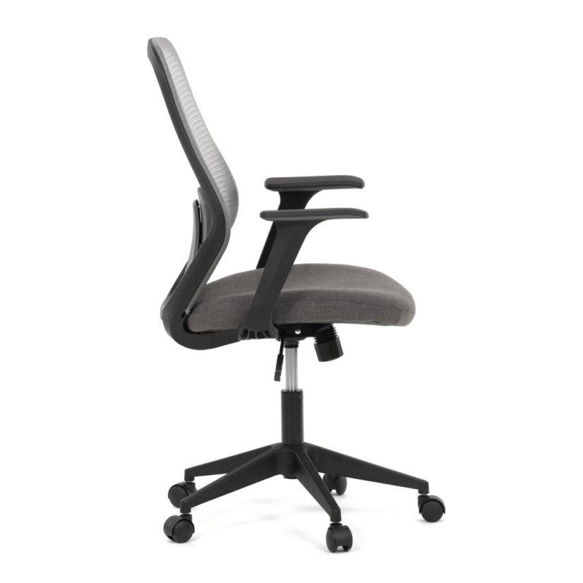 Kancelářská židle, houpací mechanismus, šedá síťovina, KA-V3149 GREY