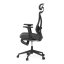 Kancelářská židle, synchronní mechanismus, šedá síťovina, KA-S257 GREY