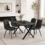 Jídelní stůl 180x90cm, mdf, šedý dub, HT-F4318 GREY - Barva: hnědá#eup349685euv3