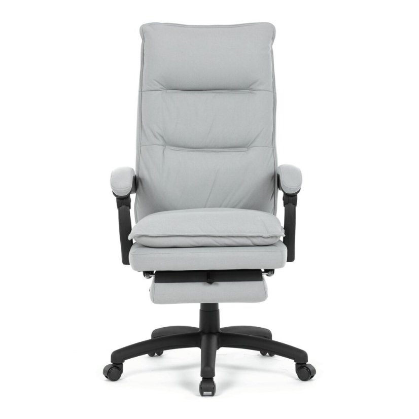 Kancelářské křeslo, synchronní mechanismus, stříbrná látka, KA-Y350 SIL