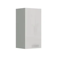 Skříňka horní PRADO 40G-72 1F, bílá vysoký lesk (40 x 71,5) cm