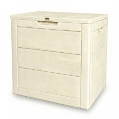 Zahradní úložný box 56x43x53cm, plast, béžová, AZB-G2035 CRM