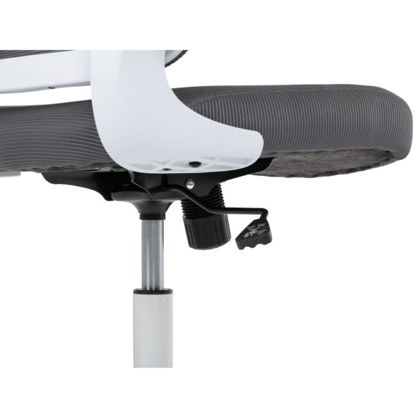 Kancelářská židle, houpací mechanismus, šedá síťovina, KA-Q843 GREY