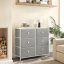 Komoda 80x30x71cm, kov, šedá, AUK-E1032 GREY - Barva: bílá#eup349562euv2