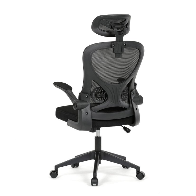 Kancelářská židle, houpací mechanismus, černá, KA-K2021 BK