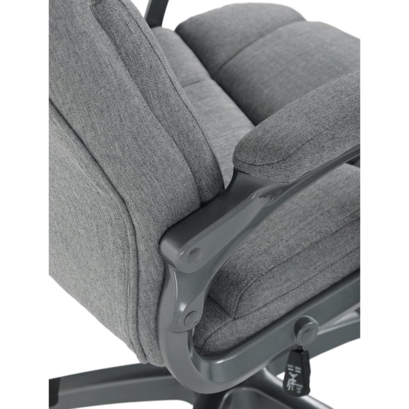Kancelářské křeslo, houpací mechanismus, šedá látka, KA-C715 GREY2