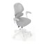Dětská židle, výškově nastavitelná, šedá síťovina, KA-W8008 GREY