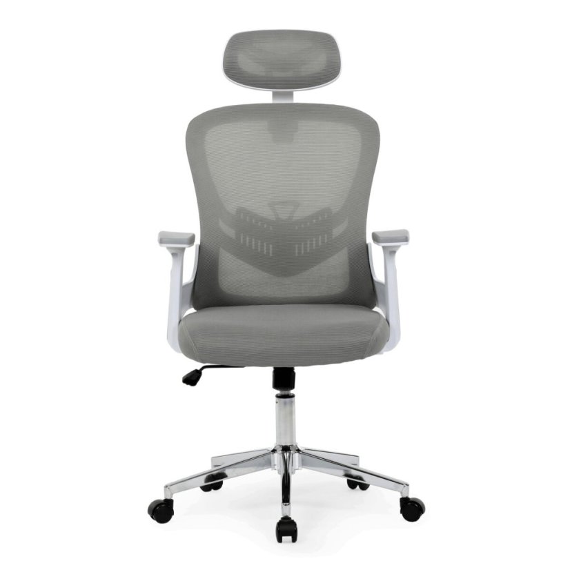 Kancelářská židle, houpací mechanismus, šedá, KA-K2031 GREY