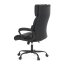 Kancelářské křeslo, houpací mechanismus, černá ekokůže, KA-Y346 BK
