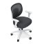 Dětská židle, výškově nastavitelná, šedá síťovina, KA-K1062 GREY