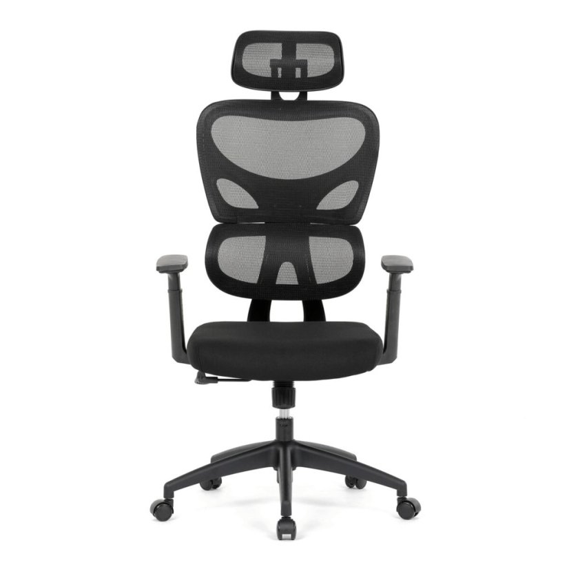 Kancelářská židle, houpací mechanismus, černá, KA-K2080 BK