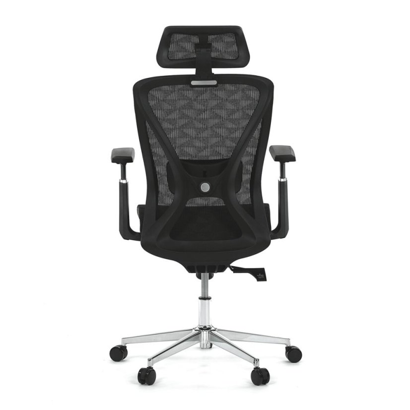 Kancelářská židle, synchronní mechanismus, černá síťovina, KA-S258 BK