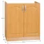 Dřezová skříňka LORA MDF NEW KLASIK S80ZL, olše (80 x 82) cm