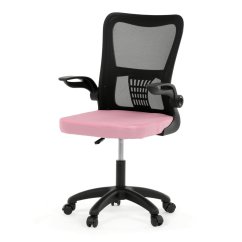 Dětská židle KA-K2006 PINK, houpací mechanismus, růžová síťovina (57 x 54) cm